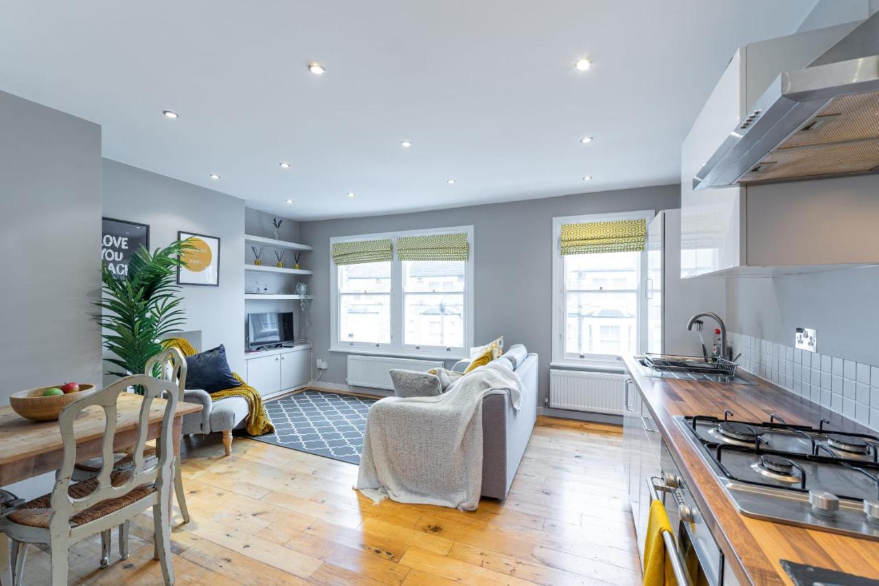 런던 Stylish Shepherds Bush Flat 아파트 외부 사진